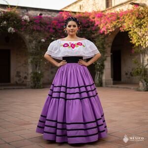 Ejutla de Crespo Oaxaca Skirt Folkloric One size
